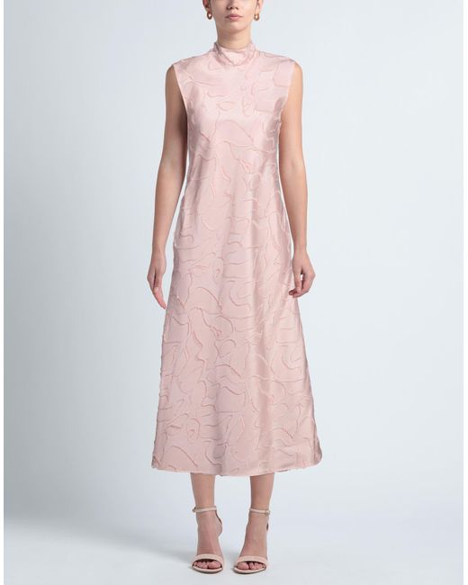Stine Goya Pink Midi-Kleid