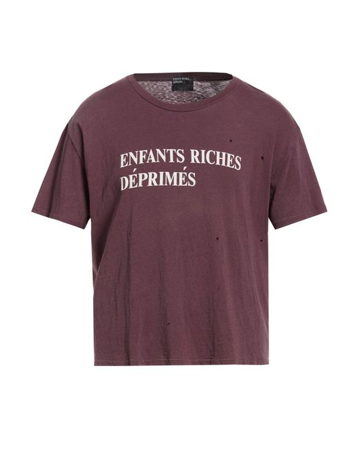 Enfants Riches Deprimes Purple Mauve T-Shirt Cotton for men