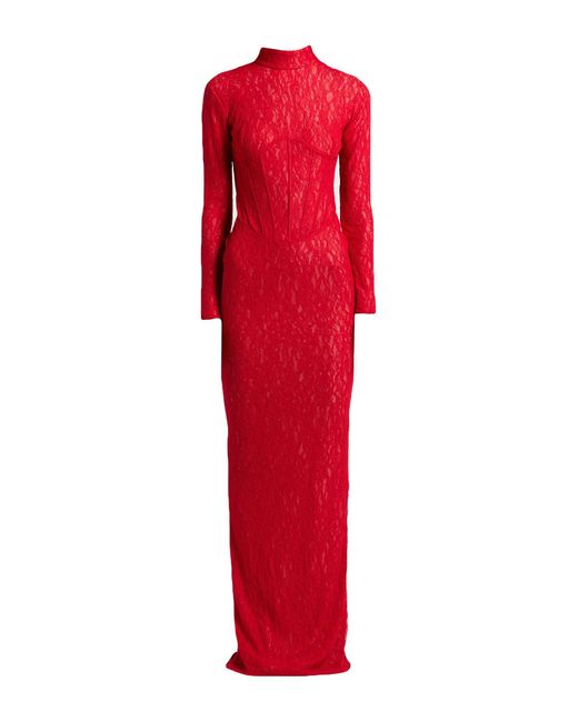 The New Arrivals Ilkyaz Ozel Red Maxi Dresses