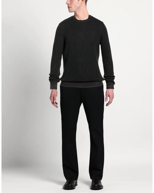 Impure Black Sweater Cotton for men