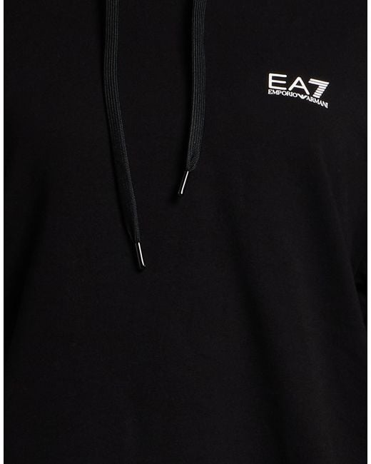 EA7 Black Tracksuit Cotton, Elastane