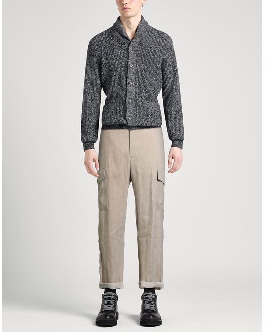 Brian Dales Natural Pants Linen, Polyamide for men