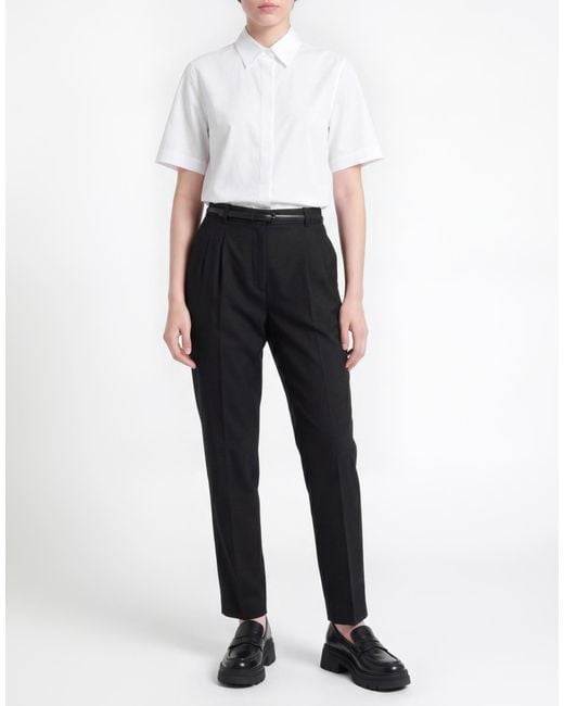 Max Mara Black Pants Virgin Wool, Elastane
