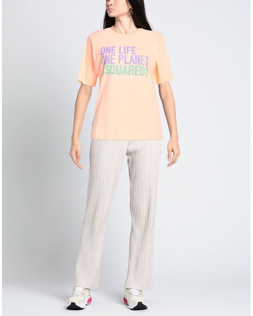 DSquared² Pink T-Shirt Cotton