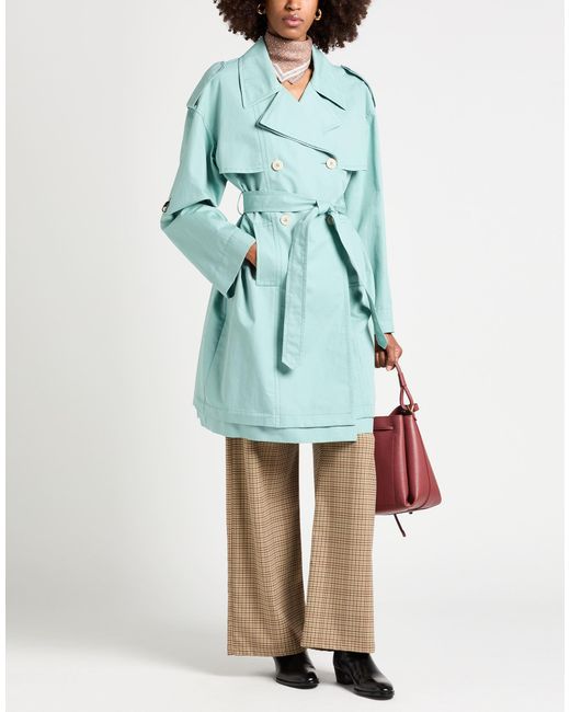 Fay Blue Overcoat & Trench Coat