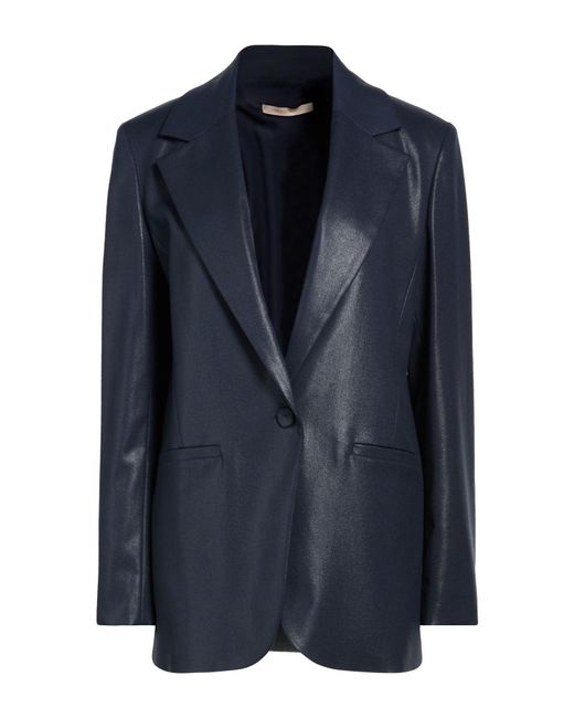 Pennyblack Blue Blazer Polyester, Viscose, Elastane