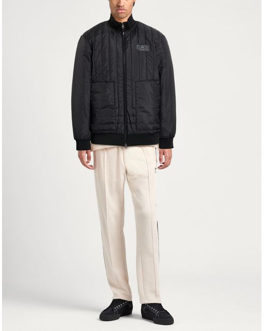 EA7 Black Jackets for men