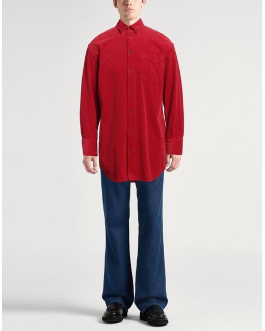 Aspesi Red Shirt for men