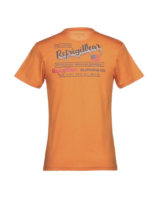Refrigiwear Orange T-shirt for men