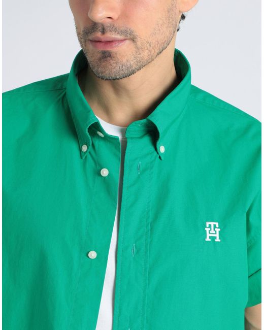 Chemise Tommy Hilfiger pour homme en coloris Green