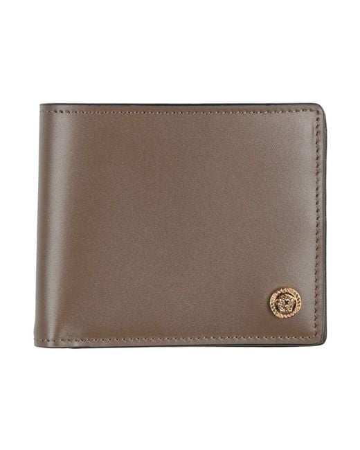 Versace Brown Wallets for men