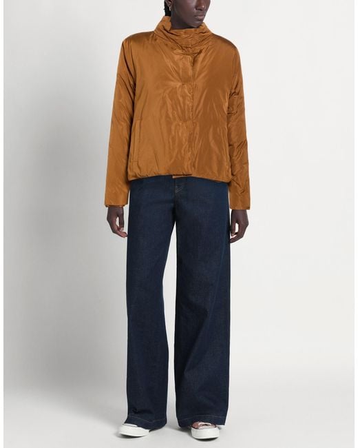 Niu Brown Camel Puffer Polyester