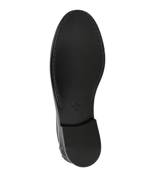 Versace Black Loafers Leather