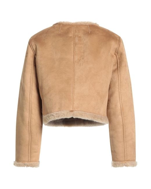 Sandro Natural Shearling & Teddy
