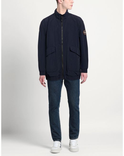 Napapijri Blue Midnight Jacket Polyamide for men