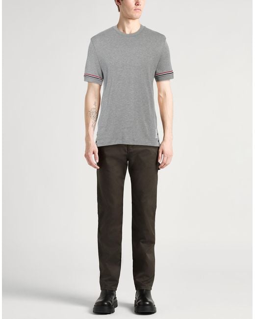Thom Browne Gray Sweater Cotton, Elastane for men