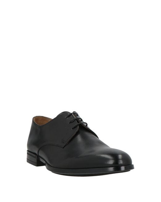 Doucal's Black Lace-Up Shoes for men