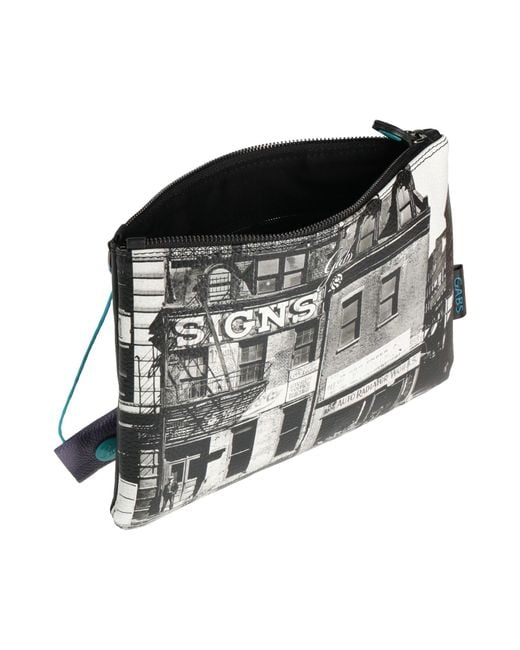Gabs Black Cross-Body Bag Calfskin