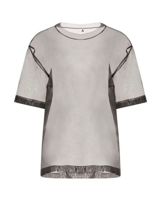 Patrizia Pepe Gray Top Polyester