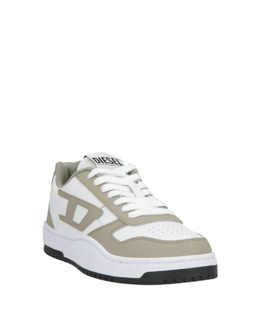 DIESEL White Trainers for men