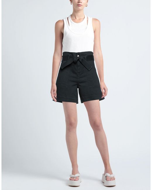 P.A.R.O.S.H. Black Shorts & Bermuda Shorts