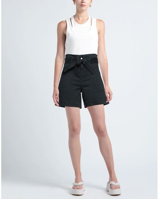 P.A.R.O.S.H. Black Shorts & Bermuda Shorts