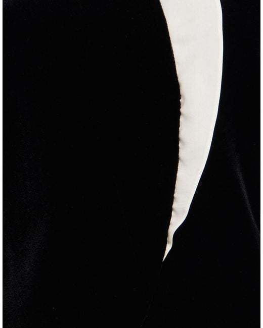 Emporio Armani Black Jacket Polyester, Elastane