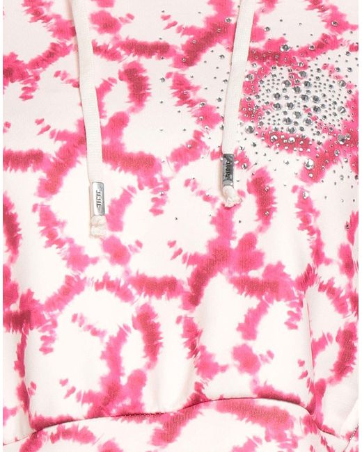 Jijil Red Fuchsia Sweatshirt Polyester, Cotton