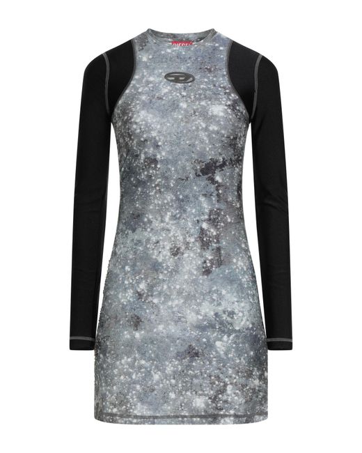 DIESEL Gray Mini Dresses