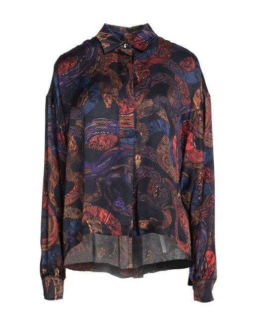 Just Cavalli Blue Shirts