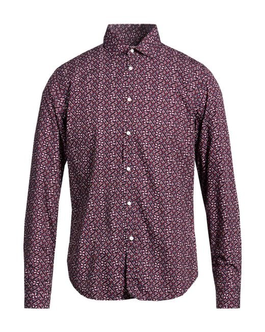 GMF 965 Purple Shirt Cotton for men
