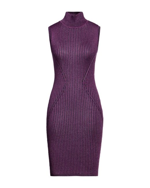 BCBGMAXAZRIA Purple Midi Dress