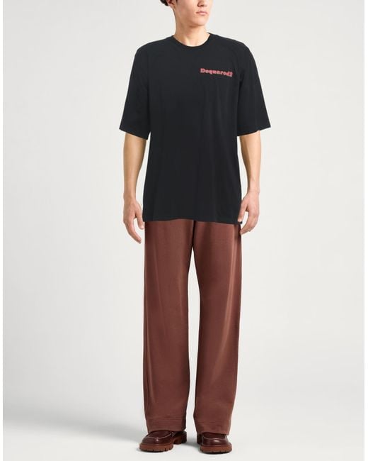DSquared² Black T-shirt for men