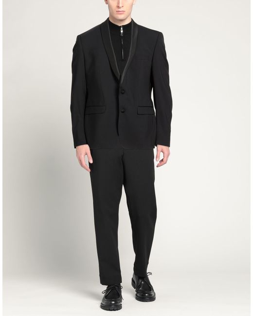 DIGEL Black Blazer Polyester, Virgin Wool, Elastane for men