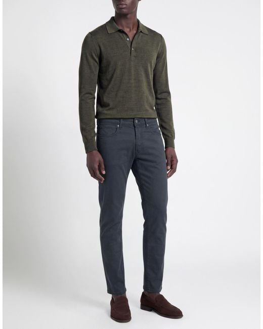 Incotex Blue Trouser for men
