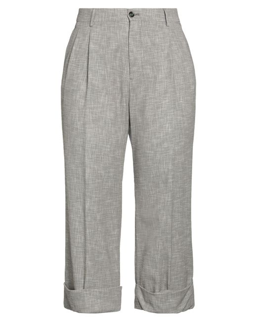 Berwich Gray Pants Virgin Wool, Cotton, Polyamide
