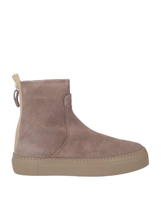 Agl Attilio Giusti Leombruni Brown Taupe Ankle Boots Leather