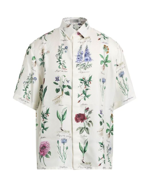 Dior White Shirt Silk for men