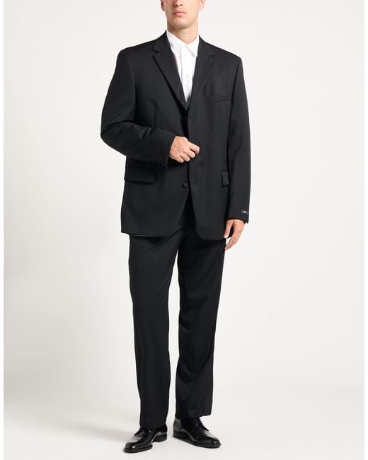 Boss Blue Suit Virgin Wool for men