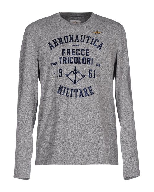 Aeronautica Militare Gray T-shirt for men