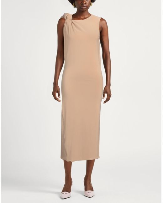 Sportmax Natural Midi Dress