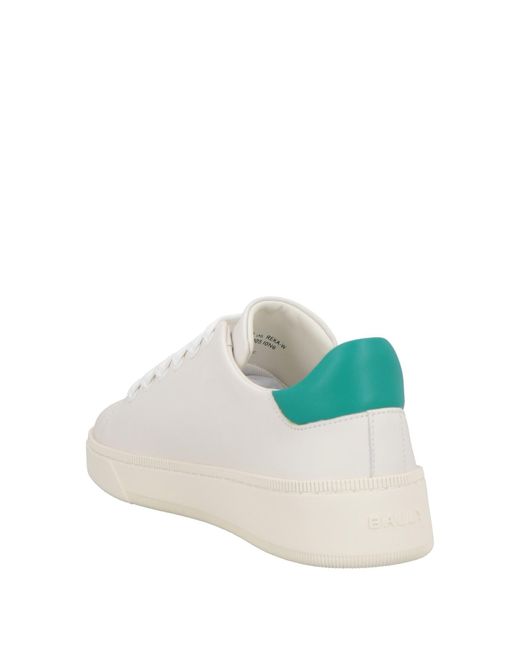 Bally White Trainers