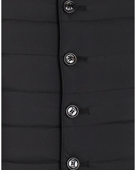 Moorer Black Vest Polyamide, Polyurethane for men