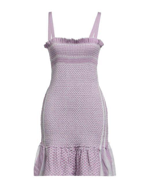 Cecilie Copenhagen Purple Mini Dress
