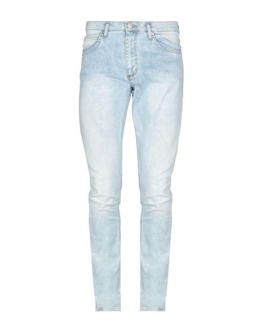 Versace Jeans Denim Trousers in Blue for Men Lyst
