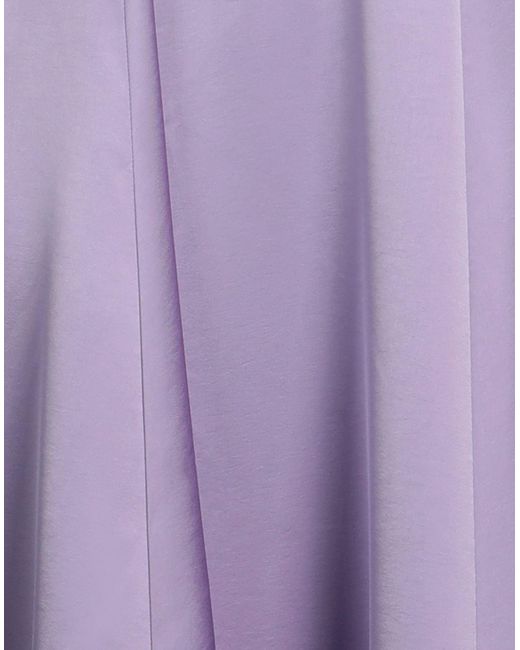 Pinko Purple Lilac Midi Dress Polyester