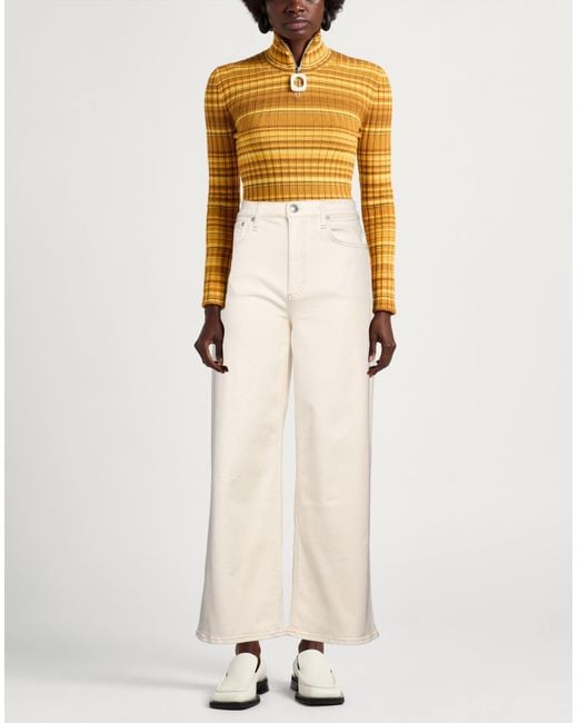 Rag & Bone White Jeans Cotton, Lyocell, Polyester, Elastane