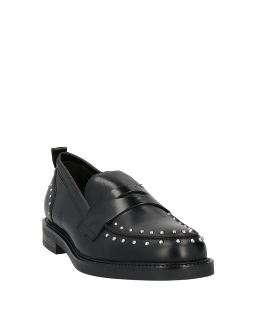 Carmens Black Mokassin