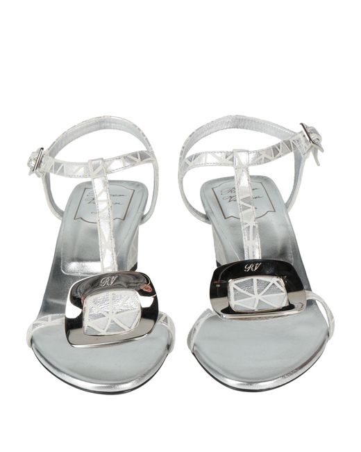 Roger Vivier White Sandals Leather