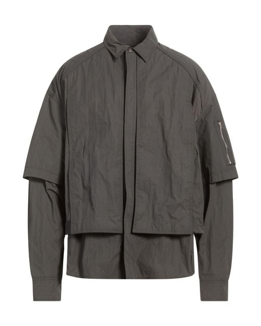 Juun.J Gray Jacket Nylon for men